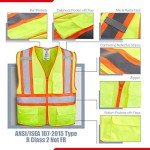 KAYGO Reflective Safety Vest with Pockets