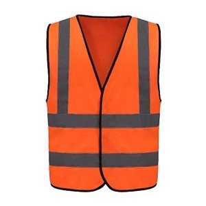 AYKRM Orange Safety Work Vest (XS-8XL)