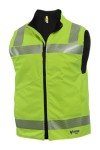 Flame Resistant Hi-Vis Fleece Vest - Yellow 2X-Large