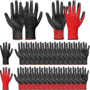 50 Pair Touchscreen Utility Work Gloves for Men