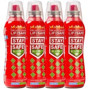 Portable Fire Extinguishing Spray for Outdoor Safety