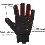 Anti-Vibration Safety Work Gloves for All Users
