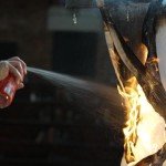 Portable Fire Extinguishing Spray for Outdoor Safety
