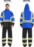 High Visibility Waterproof Rain Jacket for Men