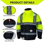 High Visibility Waterproof Reflective Safety Jackets for Men