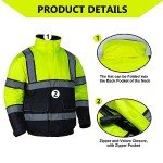 High Visibility Waterproof Reflective Safety Jackets for Men