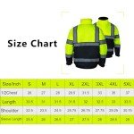 High Visibility Waterproof Reflective Safety Jackets for Men