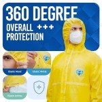 Medtecs Disposable Hazmat Suits - 6 Size Options