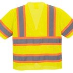 Hi-Vis Reflective Safety Vest with Pockets - X-Large