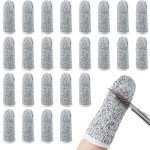 60 Pack Reusable Cut-Resistant Finger Protectors