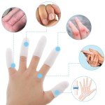 10 Pack Gel Finger Cots for Eczema and Arthritis