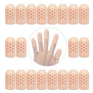 20 Pack Breathable Gel Finger Cots - Wound Protection