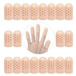 20 Pack Breathable Gel Finger Cots - Wound Protection