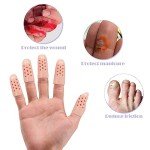 20 Pack Breathable Gel Finger Cots - Wound Protection