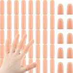 50 Pack Gel Finger Cots for Support and Protection