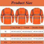 High Visibility Reflective Long Sleeve Safety Shirt
