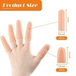 50 Pack Gel Finger Cots for Support and Protection