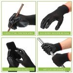 50 Pair Touchscreen Utility Work Gloves for Men