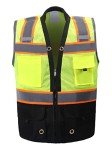 High-Visibility Reflective Safety Vest with Pockets