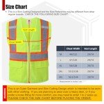 High Visibility Reflective Safety Vest with Pockets