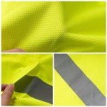Hi-Vis Quick Dry Reflective Safety Shirt - Green