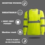 Hi-Vis Quick Dry Reflective Safety Shirt - Green