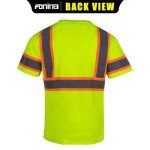 FONIRRA 3 Pack Men's High Visibility Safety Shirts
