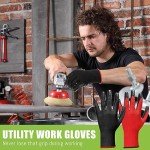 50 Pair Touchscreen Utility Work Gloves for Men