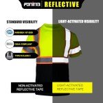FONIRRA 3 Pack Men's High Visibility Safety Shirts