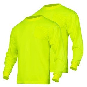 Hi Vis Long Sleeve Safety Shirts for Men