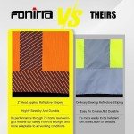 Men's Reflective High Visibility Long Sleeve T-Shirts