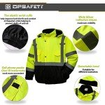 High-Visibility Reflective Safety Jacket for Men