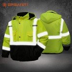 High-Visibility Reflective Safety Jacket for Men