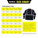 Men's Hi-Vis Long Sleeve Reflective Polo Shirt