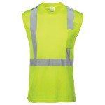 Men's ANSI Class 2 High Visibility Sleeveless T-Shirt
