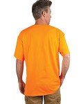 Hi-Vis Orange Mesh Safety T-Shirt for Men