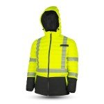 Men's Hi-Vis Waterproof Winter Puffer Jacket