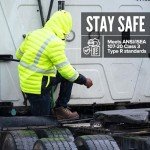 Men's Hi-Vis Waterproof Winter Puffer Jacket