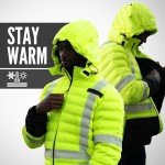 Men's Hi-Vis Waterproof Winter Puffer Jacket