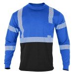 Reflective High Visibility Long Sleeve Safety T-Shirts