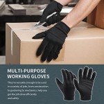 OZERO Touchscreen Work Gloves - Large, Adjustable