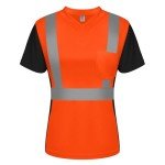 Hi-Vis Safety Shirt for Women - WP-Orange-DX M