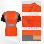 Hi-Vis Safety Shirt for Women - WP-Orange-DX M