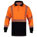 Men's Hi-Vis Reflective Long Sleeve Safety Shirt
