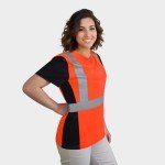Hi-Vis Safety Shirt for Women - WP-Orange-DX M