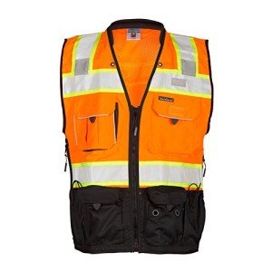 ML Kishigo Class 2 Orange Surveyors Safety Vest