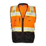 ML Kishigo Class 2 Orange Surveyors Safety Vest