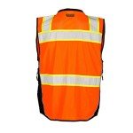 ML Kishigo Class 2 Orange Surveyors Safety Vest