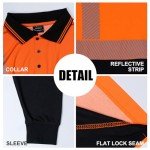Men's Hi-Vis Reflective Long Sleeve Safety Shirt