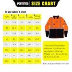 Men's Hi-Vis Reflective Long Sleeve Safety Shirt